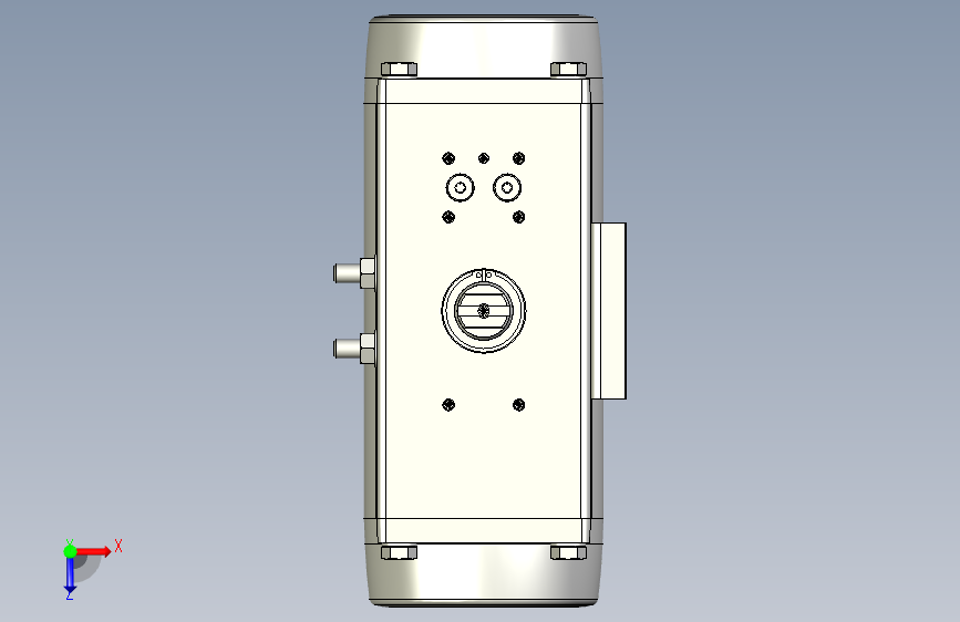 摆动驱动器-8102825 DFPD-120-RP-90-RS45-F07-R3-C-VDE2---(0) 俯视图