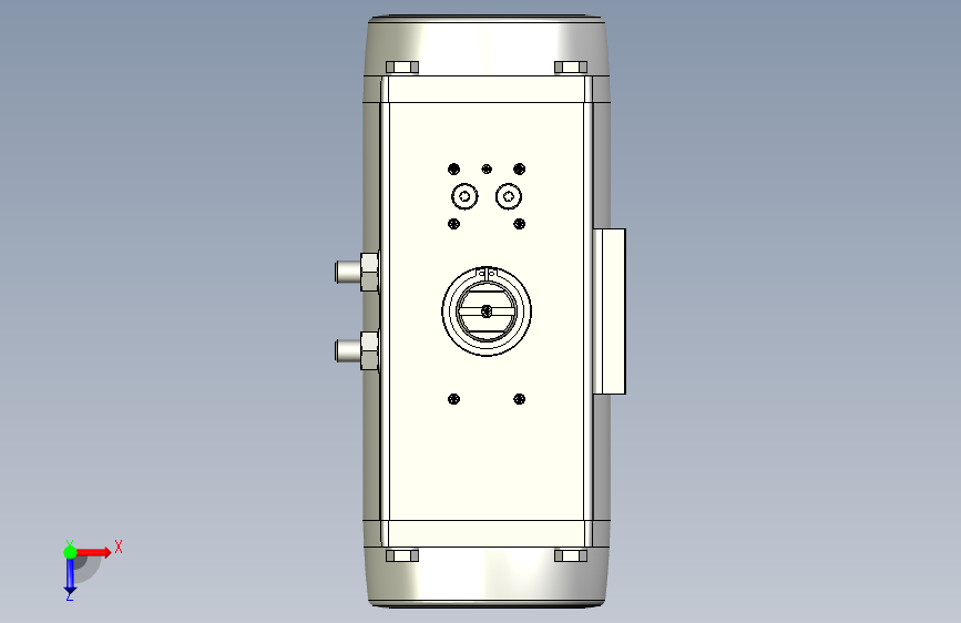 摆动驱动器-8102839 DFPD-160-RP-90-RS45-F07-R3-C-VDE2---(0) 俯视图