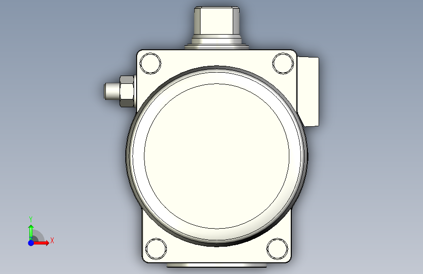 摆动驱动器-8102845 DFPD-N-240-RP-90-RS35-F10-R3-C---(0) 正面视图