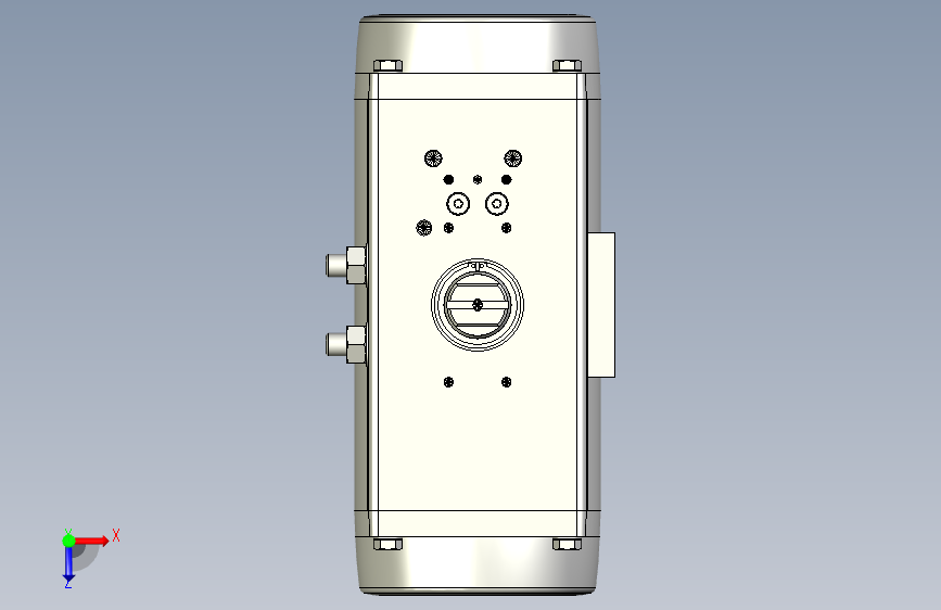 摆动驱动器-8102849 DFPD-240-RP-90-RS45-F10-R3-C-VDE2---(0) 俯视图