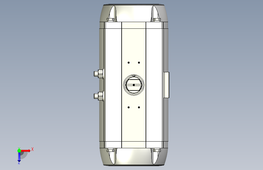摆动驱动器-8102889 DFPD-900-RP-90-RS45-F14-R3-C---(0) 俯视图