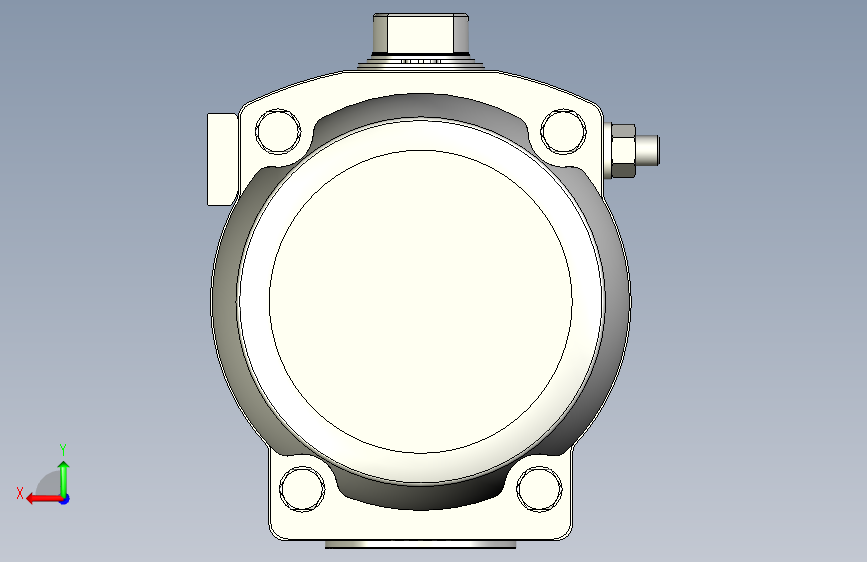 摆动驱动器-8102901 DFPD-N-1200-RP-90-RS45-F14-R3-C---(0) 背面视图