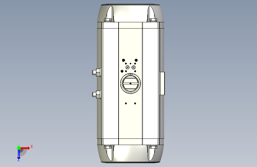 摆动驱动器-8102904 DFPD-1200-RP-90-RS45-F14-R3-C-VDE2---(0) 俯视图