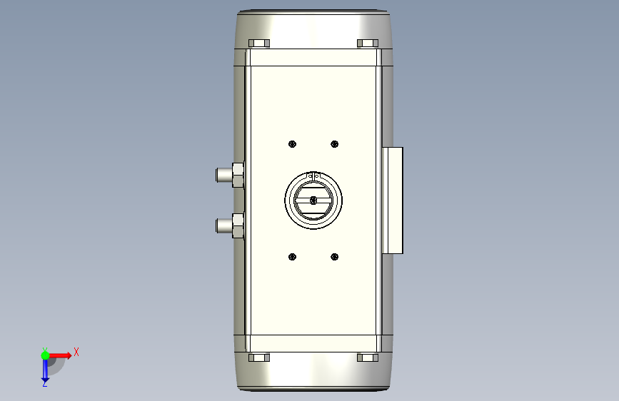 摆动驱动器-8144439 DFPD-N-160-RP-90-RS45-F07-17-R3-C---(0) 俯视图