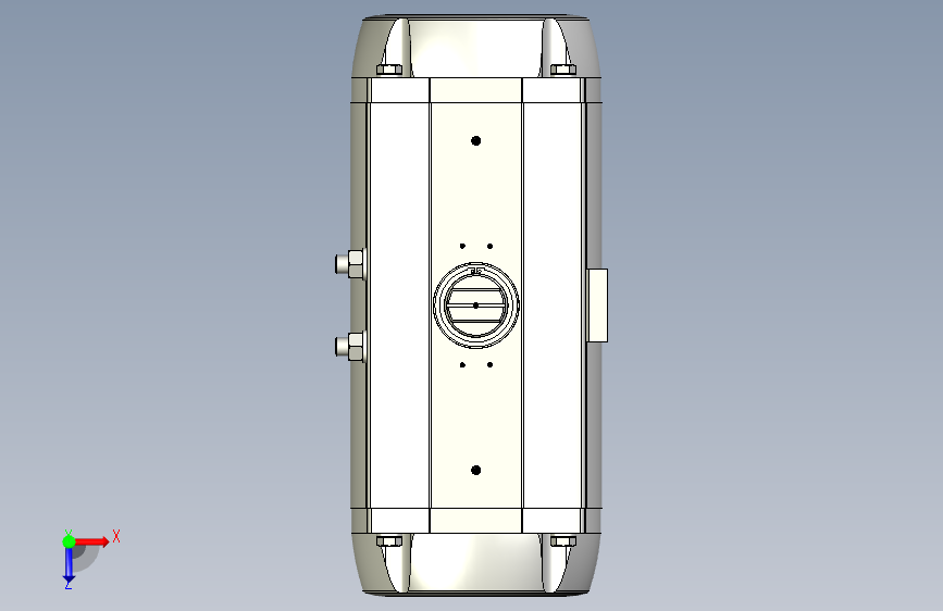 摆动驱动器-8145413 DFPD-2300-RP-90-RS45-F16-X-R3-C---(0) 俯视图