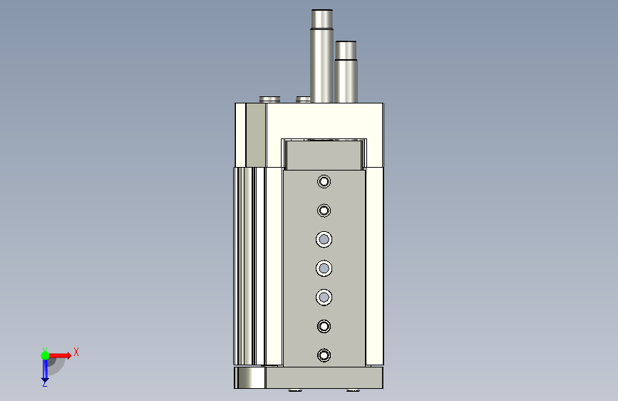 小型滑块驱动器-544050 DGSL-25-50-Y3A---(0) 俯视图