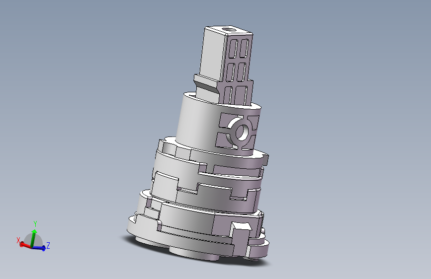 35阀芯3d造型