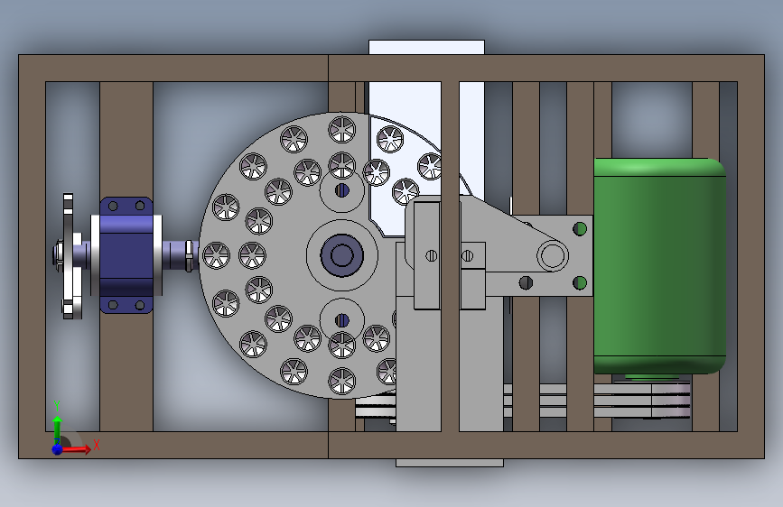 大枣红枣去核机核果类去核机的设计三维图