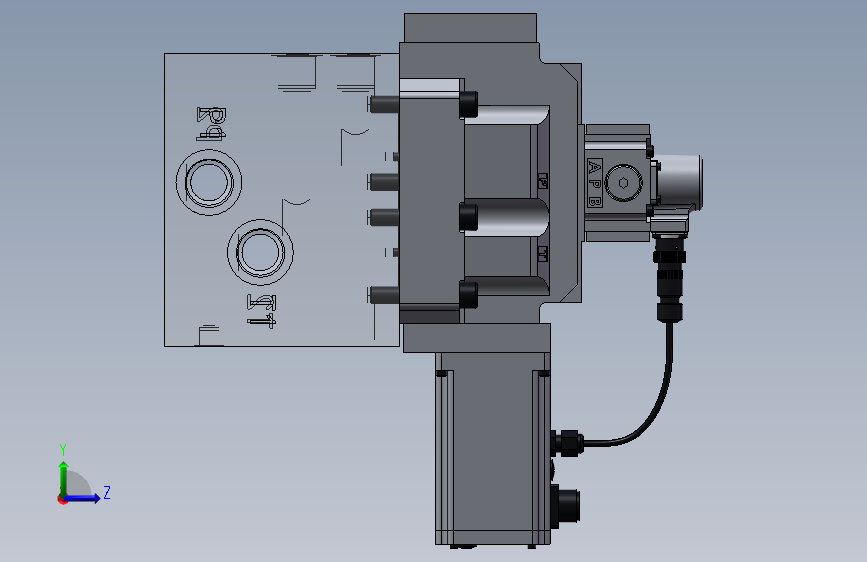 海上火箭发射稳定平台液压系统设计 Solidworks 2016 模型图纸下载 – 懒石网