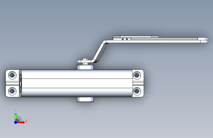 自动闭门器模型_STEP_模型图纸下载 – 懒石网