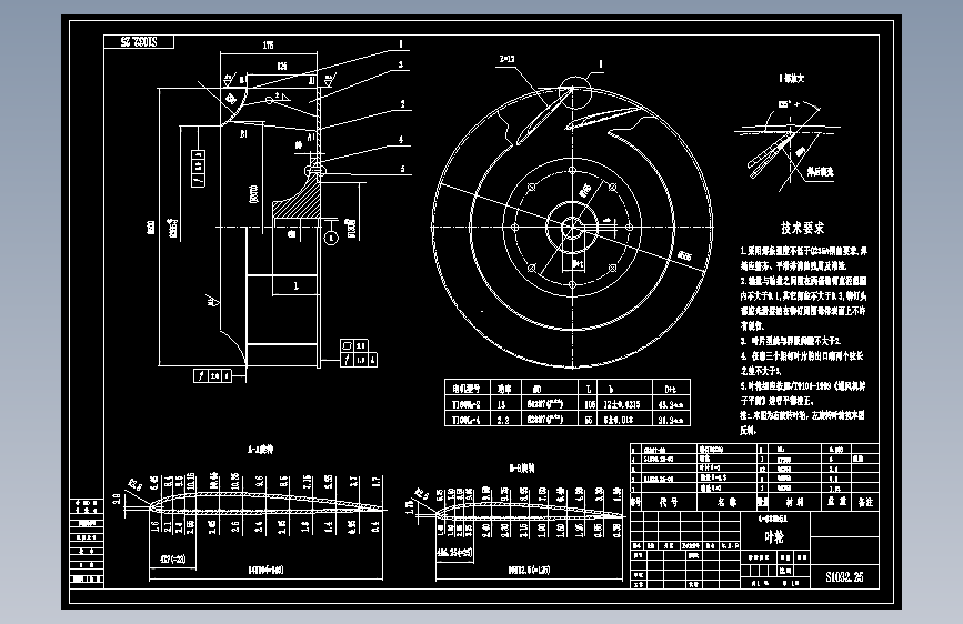 4-68№5A 离心风机图纸