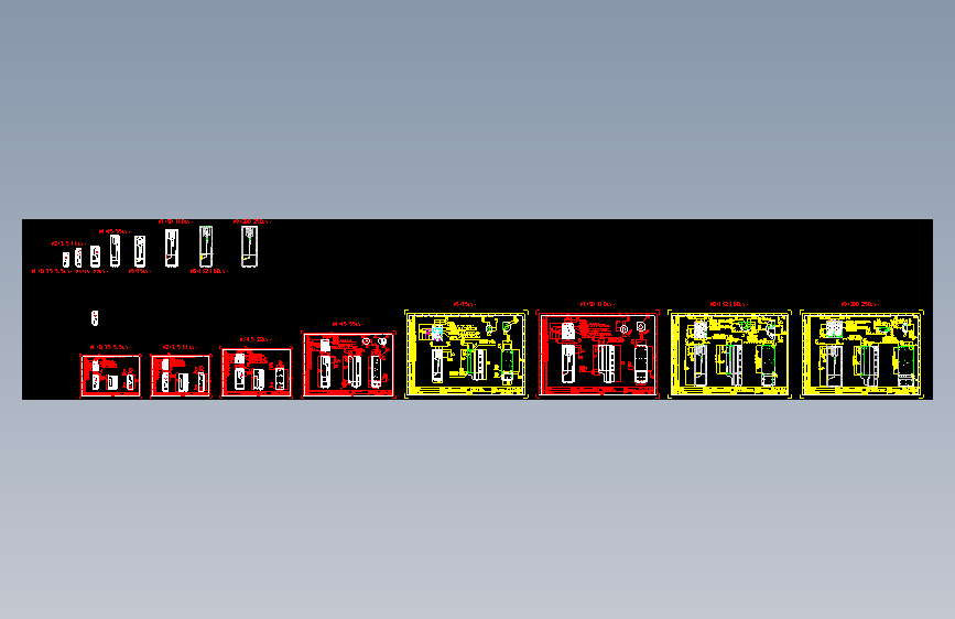 变频器ABB ACX580规格型号尺寸图