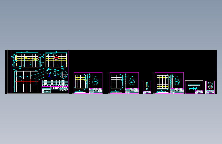 布袋式脉冲除尘器箱体CAD