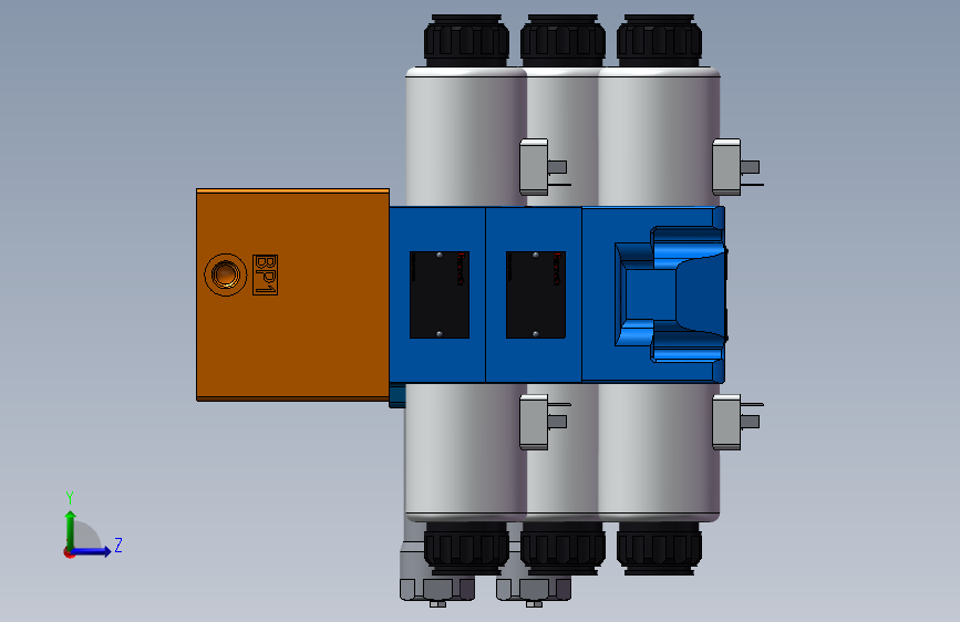 压缩站差动集成块设计(SW+CAD+说明书)