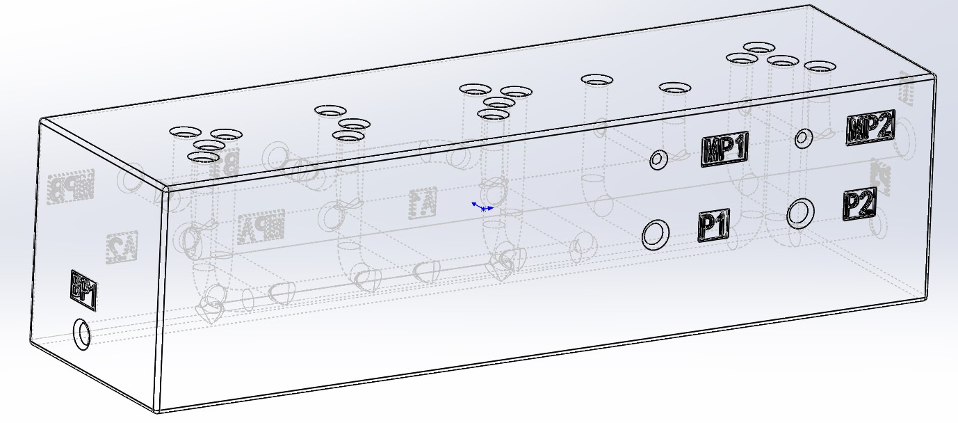 压缩站差动集成块设计(SW+CAD+说明书)