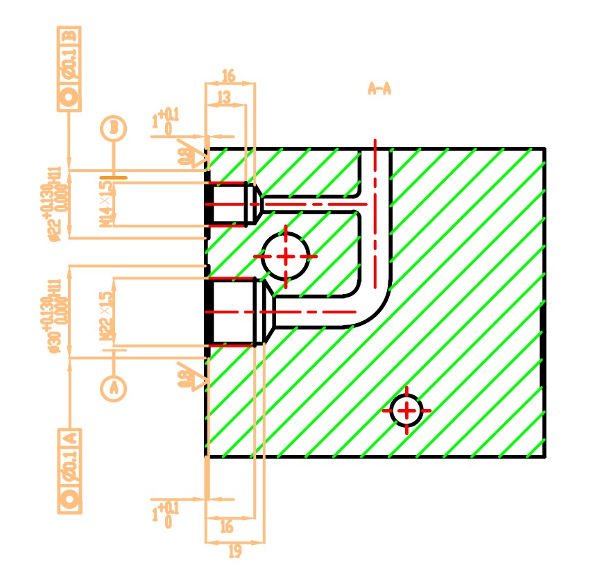 压缩站差动集成块设计(SW+CAD+说明书)