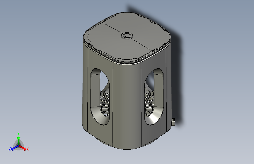 方型灭蚊灯3D图