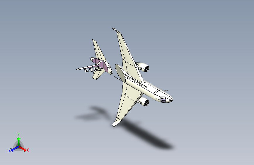 国产大飞机C919模型CATIA