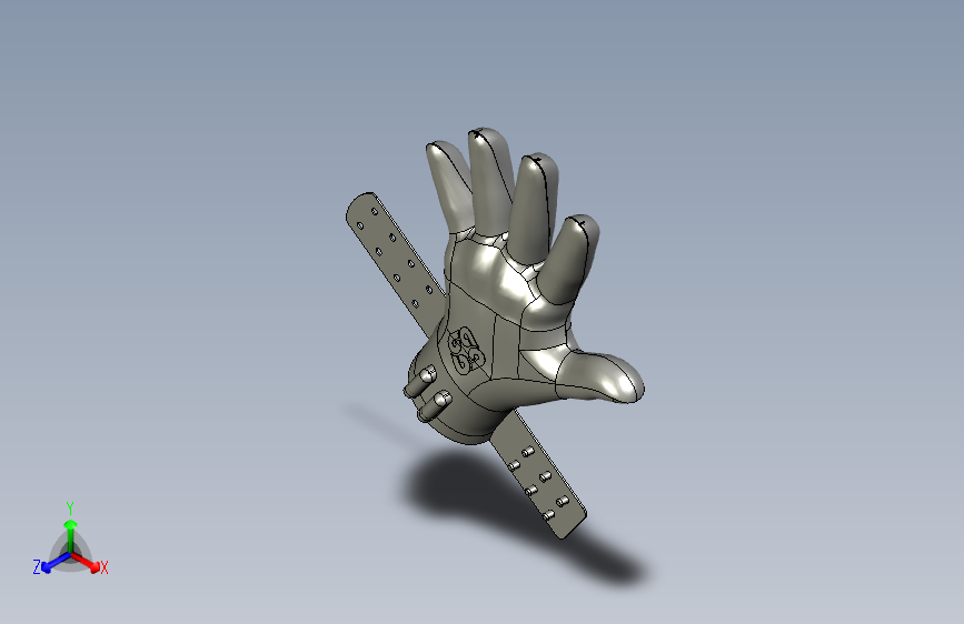 手套造型3D