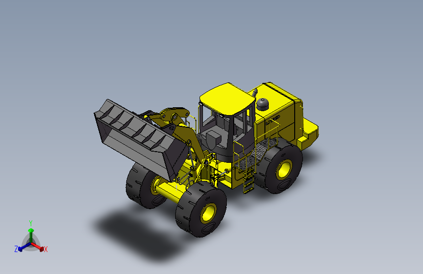 重型装载机设计模型