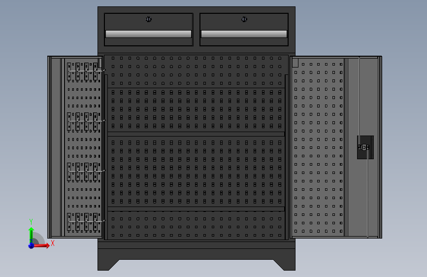 900x500工具柜模型