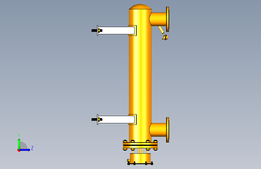 管道加热器三维图