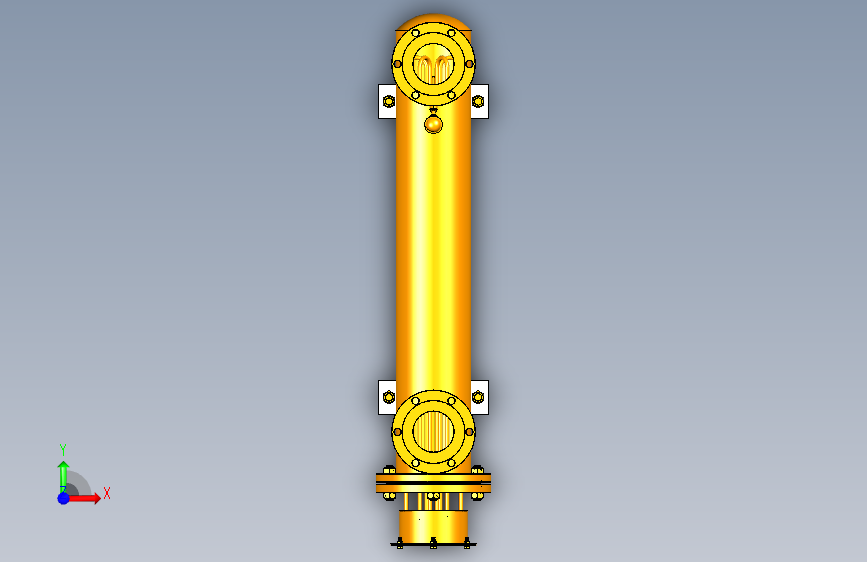 管道加热器三维图