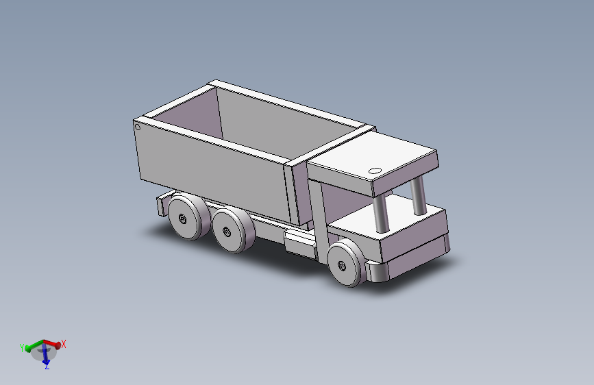 木质卡车模型