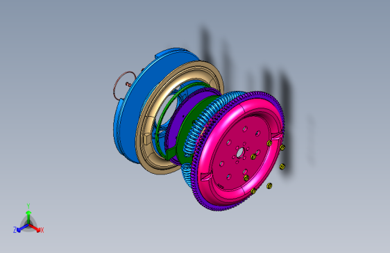 汽车双质量飞轮（DMF，3D数据）