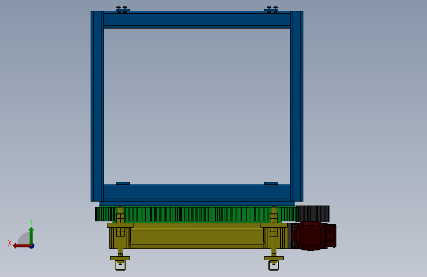 双层重型辊道回转