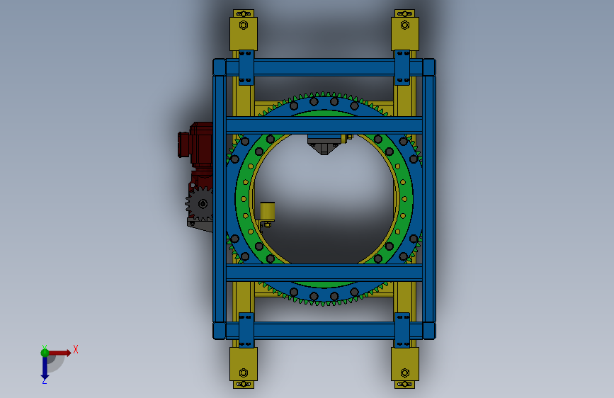 双层重型辊道回转