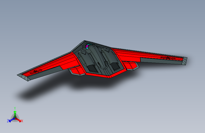 网传轰20三维模型CAD