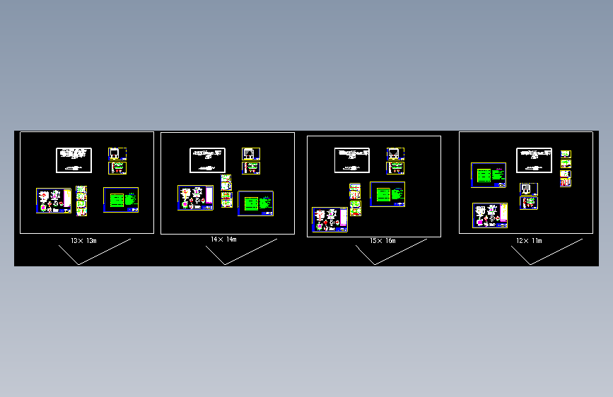 文化广场Led显示屏施工图_AutoCAD 2000_模型图纸下载 – 懒石网