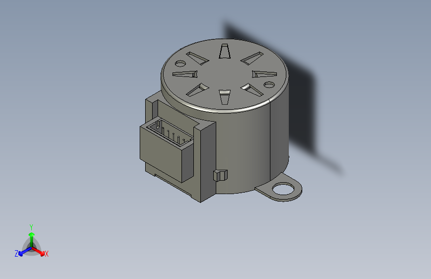 24BYJ48步进电机3D
