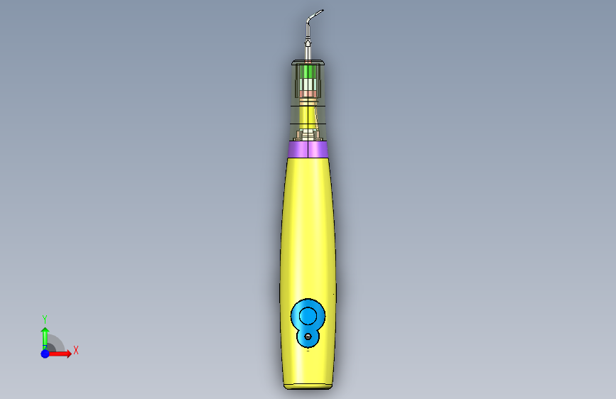 超声波洁牙器牙结石去除器 正面视图