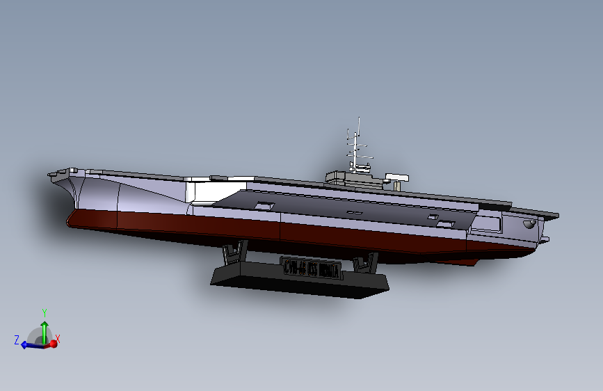 尼米兹航母模型
