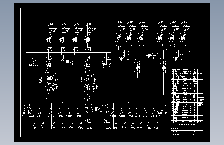 220kV变电站图纸