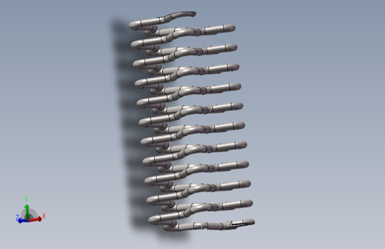 solidworks五角星弹簧模型