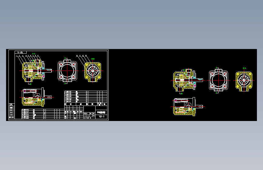 YB1-6双作用定量叶片泵结构图