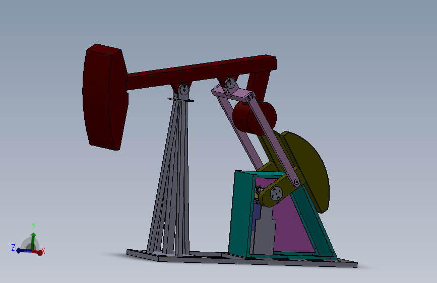 抽油机模型设计