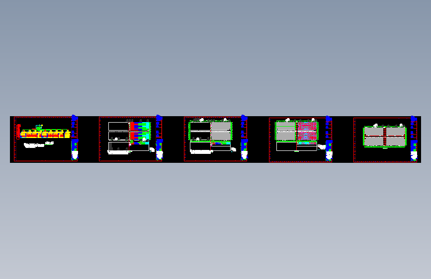 光伏电站CAD图纸