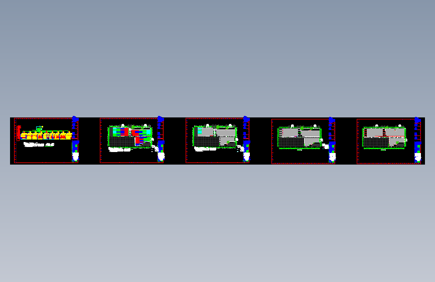 光伏电站CAD图纸