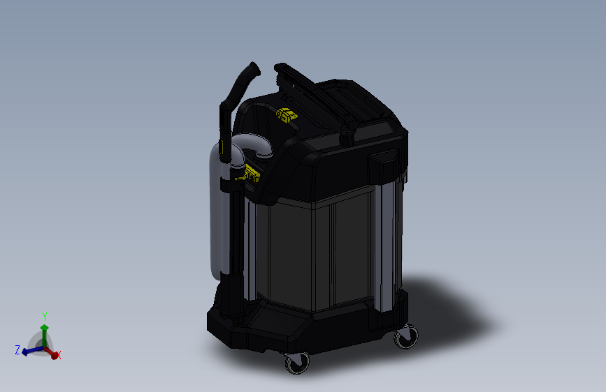 小型的移动型吸尘器设计模型