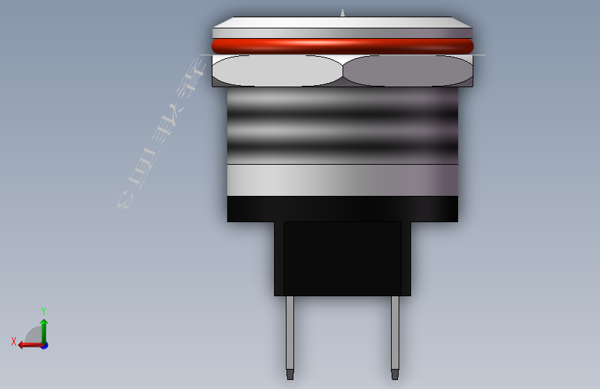 22mm金属按钮模型6777_SOLIDWORKS 2018_模型图纸下载 – 懒石网