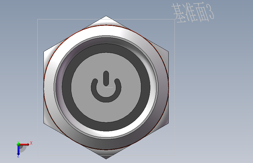 22mm金属按钮模型6777_SOLIDWORKS 2018_模型图纸下载 – 懒石网