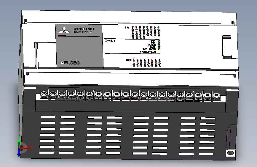 三菱PLC FX5UJ-3D模型