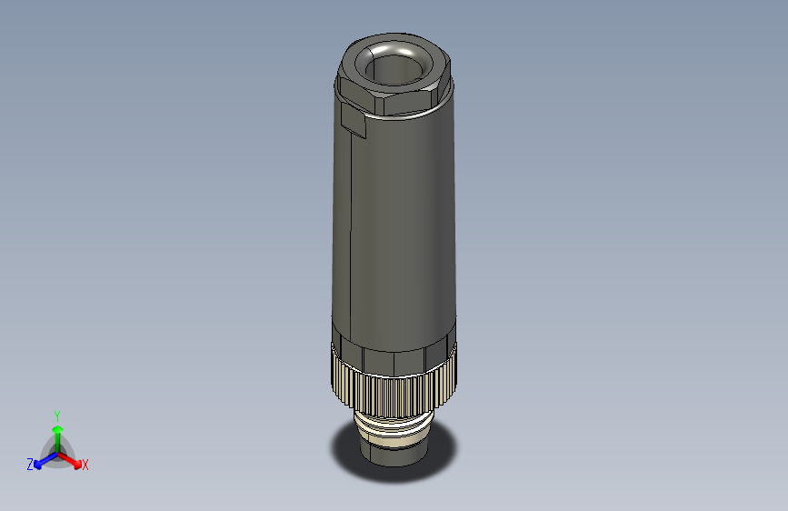 M8传感插连接器直型公插4芯