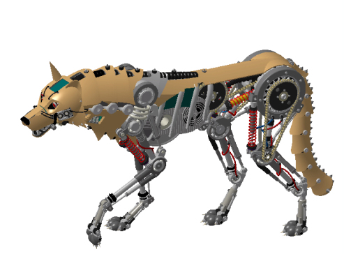 机器狗3D模型