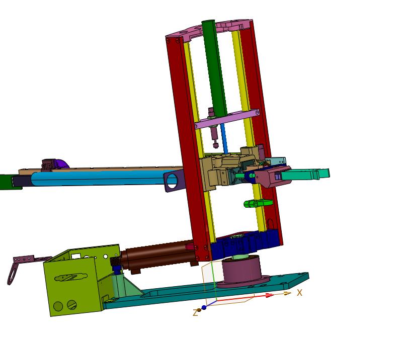 冲床固定位置搬运气动机器人