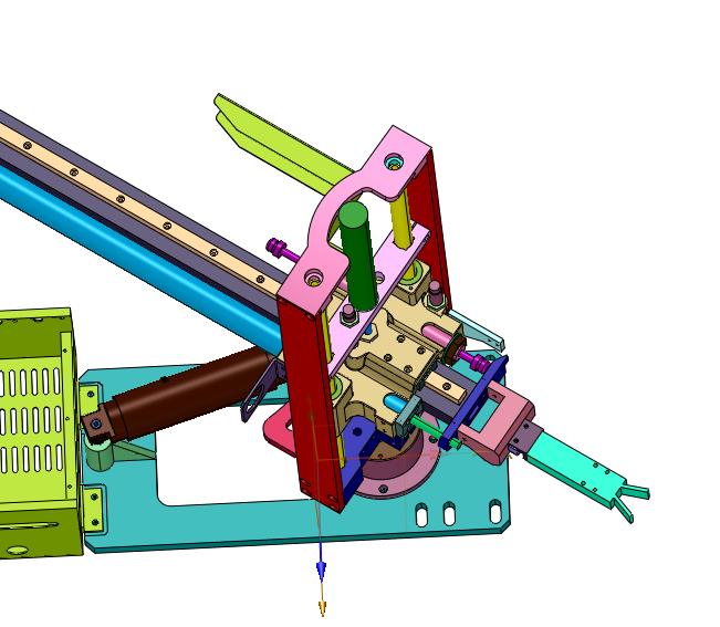 冲床固定位置搬运气动机器人